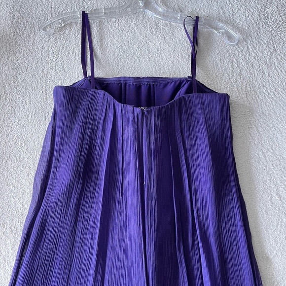 NWT BCBG MaxAzria Exene Silk Blend Strapless Dress 0 - Picture 10 of 16